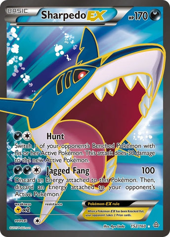 Image for Sharpedo EX (152 Full Art) (152/160) [XY - Primal Clash]