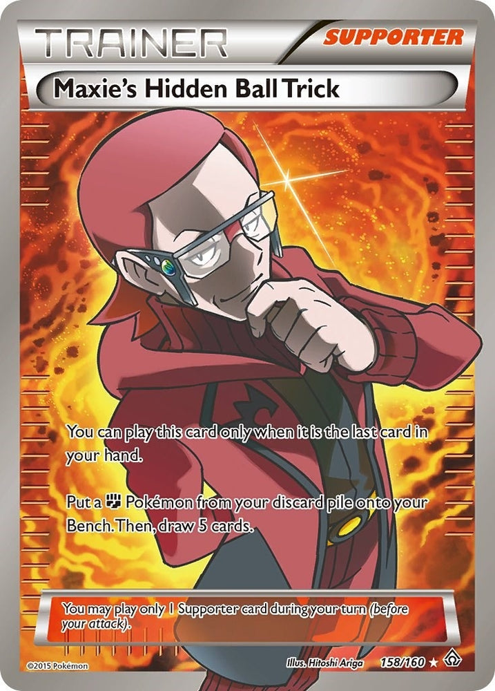 Image for Maxie's Hidden Ball Trick (158 Full Art) (158/160) [XY - Primal Clash]