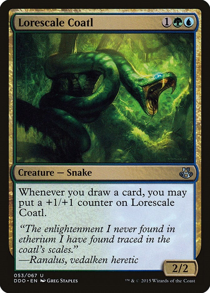 Image for Lorescale Coatl (53) [Duel Decks: Elspeth vs. Kiora]