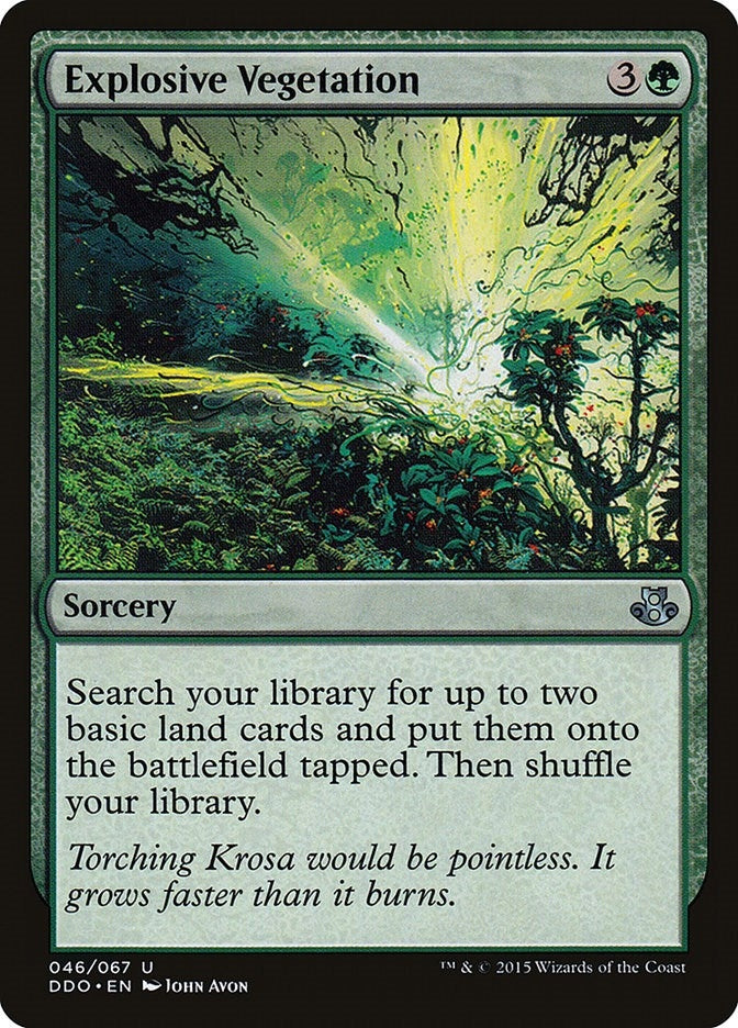 Image for Explosive Vegetation (46) [Duel Decks: Elspeth vs. Kiora]