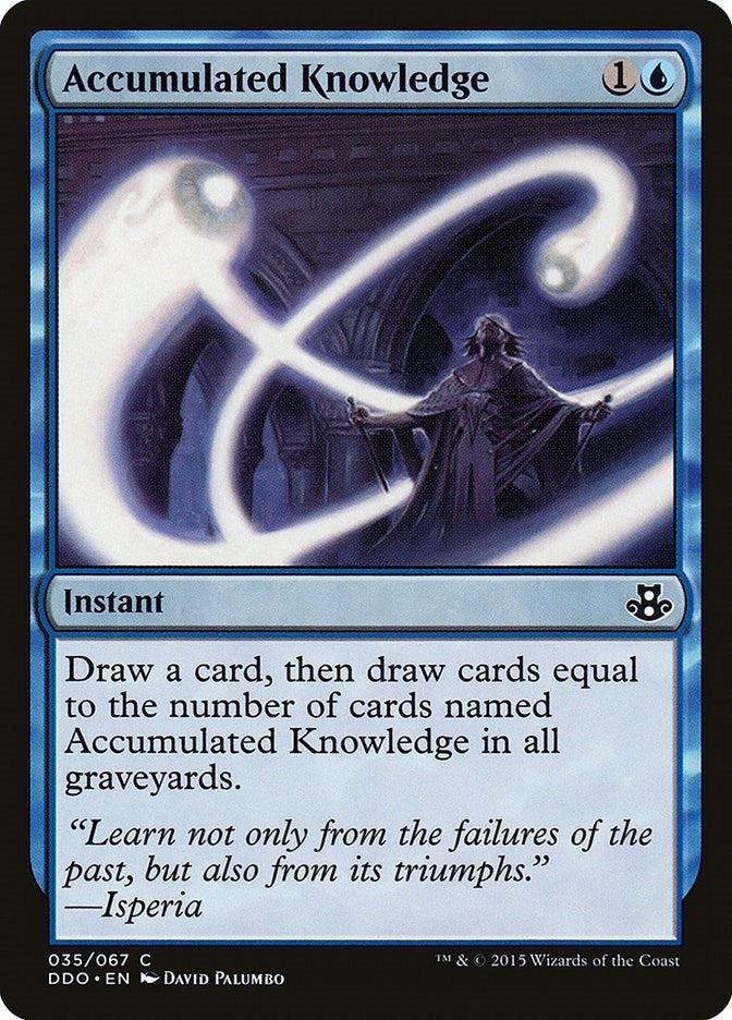 Image for Accumulated Knowledge (35) [Duel Decks: Elspeth vs. Kiora]