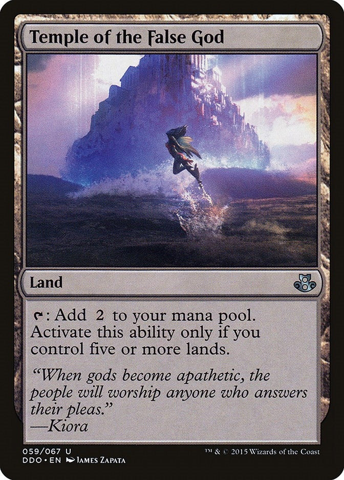 Image for Temple of the False God (59) [Duel Decks: Elspeth vs. Kiora]