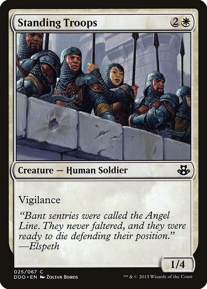 Image for Standing Troops (25) [Duel Decks: Elspeth vs. Kiora]