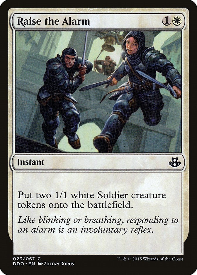 Image for Raise the Alarm (23) [Duel Decks: Elspeth vs. Kiora]