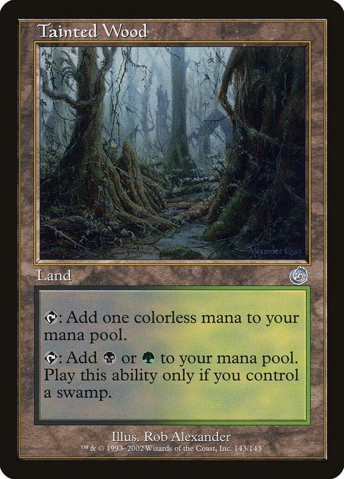 Image for Tainted Wood (143) - Magic: The Gathering