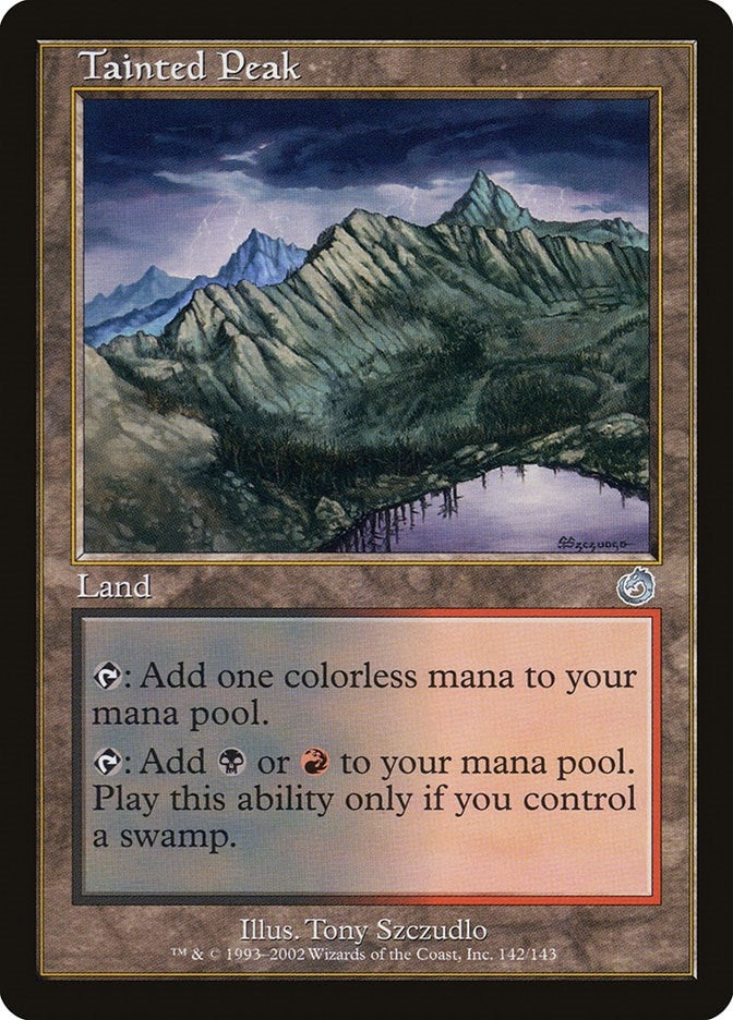 Image for Tainted Peak (142) - Magic: The Gathering