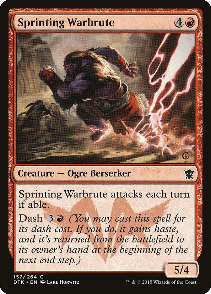 Image for Sprinting Warbrute (157) [Dragons of Tarkir]