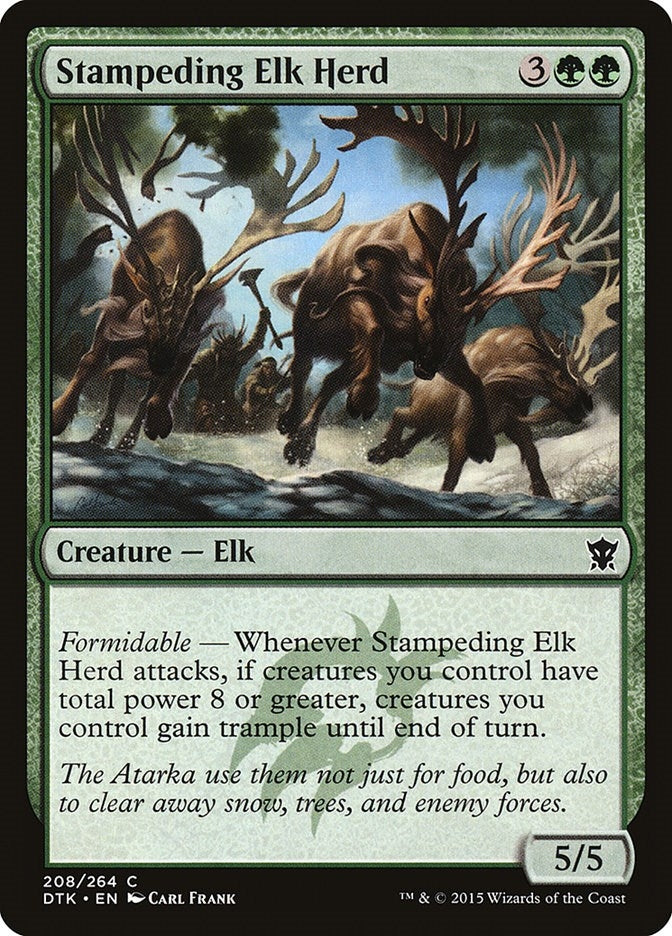 Image for Stampeding Elk Herd (208) [Dragons of Tarkir]