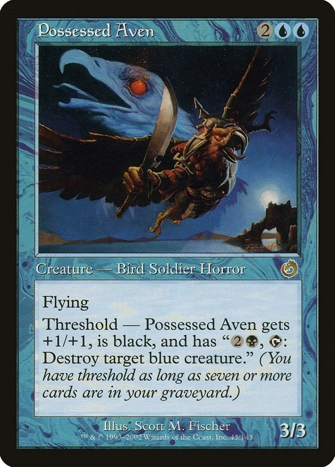 Image for Possessed Aven (45) - Magic: The Gathering