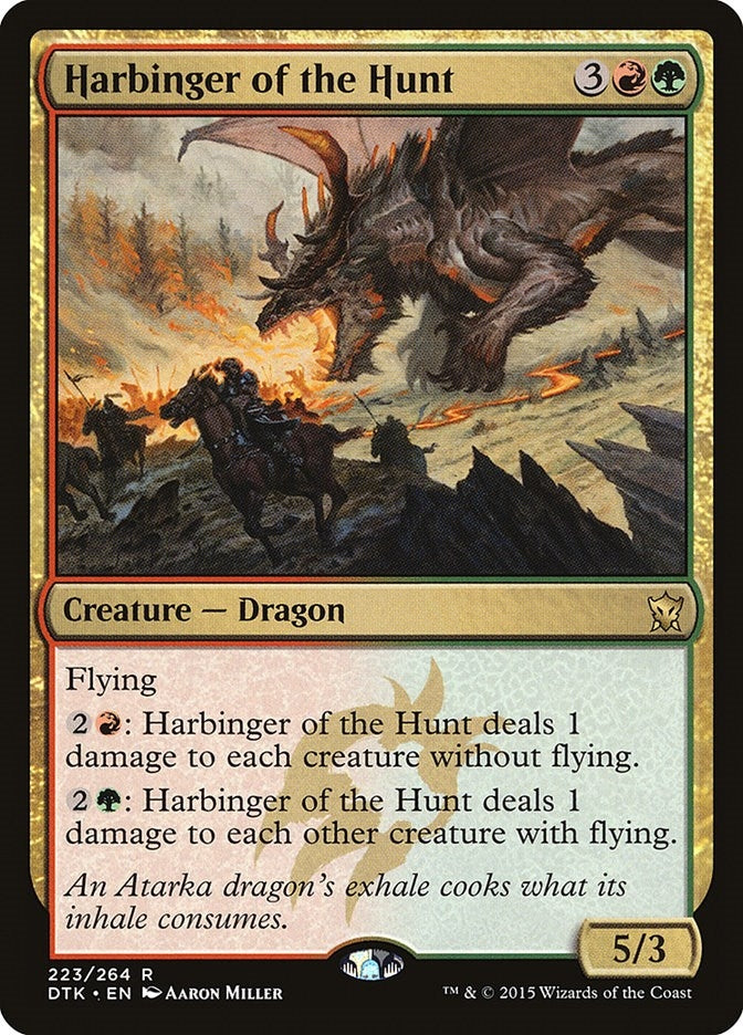 Image for Harbinger of the Hunt (223) [Dragons of Tarkir]