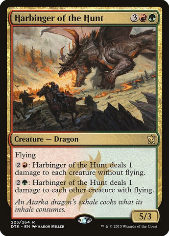 Image for Harbinger of the Hunt (223) [Dragons of Tarkir]