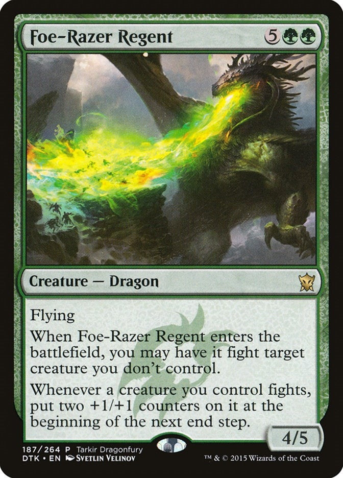 Image for Foe-Razer Regent (187) [Tarkir Dragonfury Promos]
