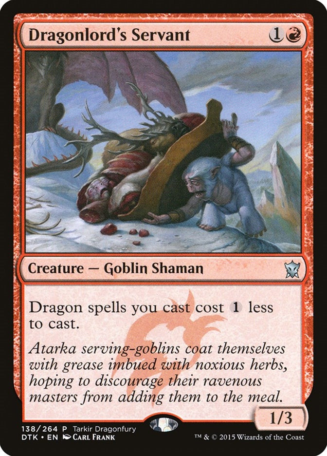 Image for Dragonlord's Servant (138) [Tarkir Dragonfury Promos]