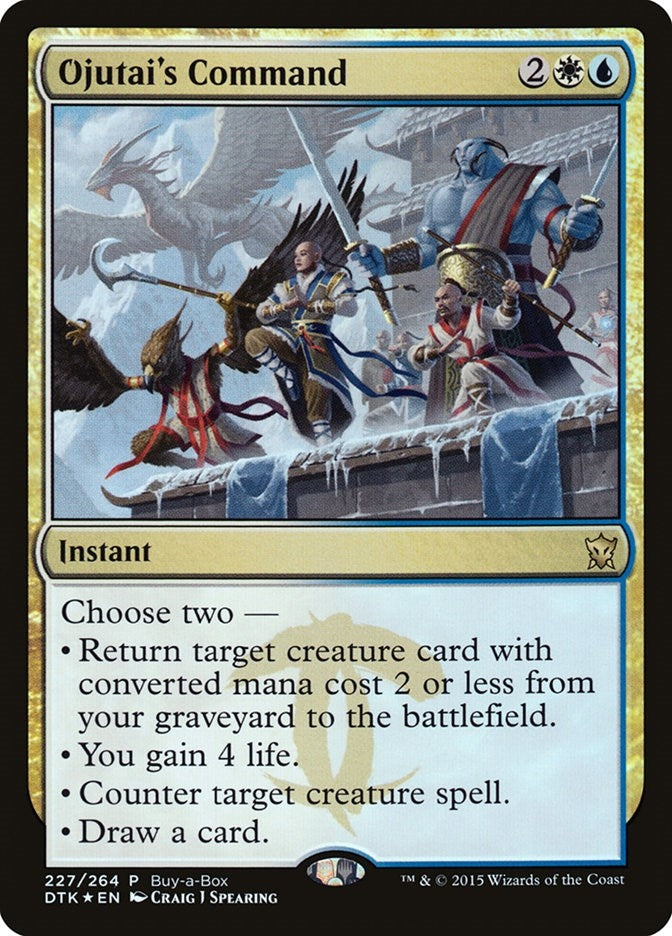 Image for Ojutai's Command (227) [Buy-A-Box Promos]