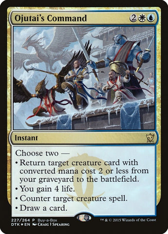 Image for Ojutai's Command (227) [Buy-A-Box Promos]