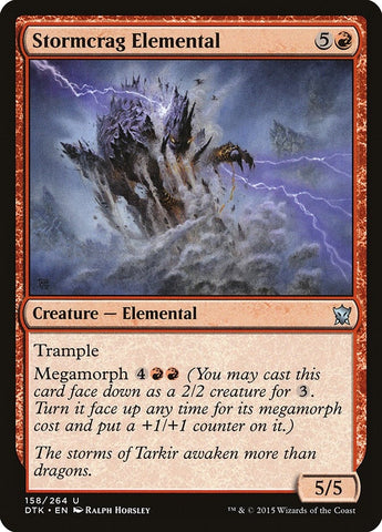 Image for Stormcrag Elemental (158) [Dragons of Tarkir]