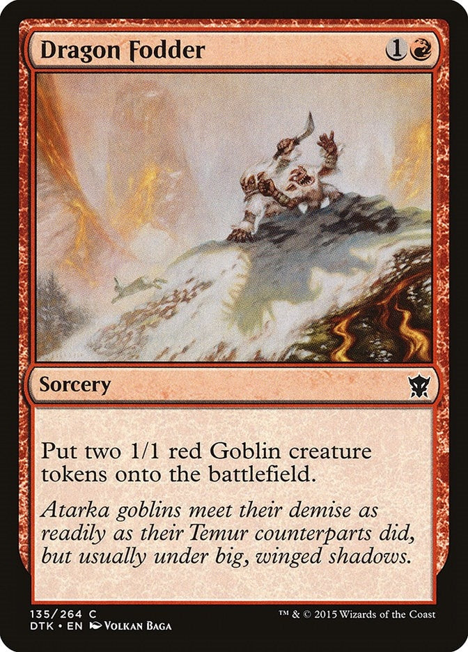 Image for Dragon Fodder (135) [Dragons of Tarkir]