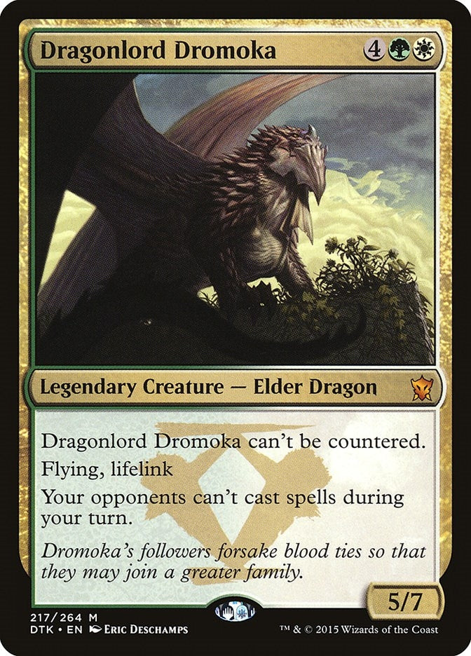 Image for Dragonlord Dromoka (217) [Dragons of Tarkir]