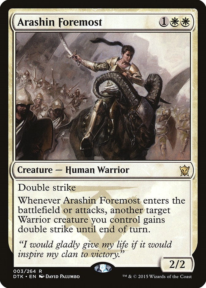 Image for Arashin Foremost (3) [Dragons of Tarkir]
