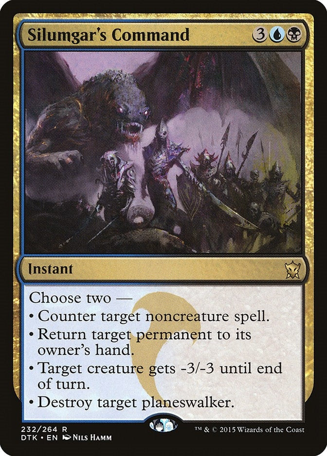 Image for Silumgar's Command (232) [Dragons of Tarkir]