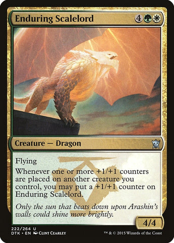 Image for Enduring Scalelord (222) [Dragons of Tarkir]