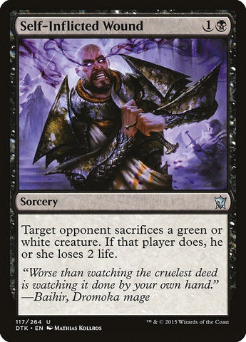 Image for Self-Inflicted Wound (117) [Dragons of Tarkir]