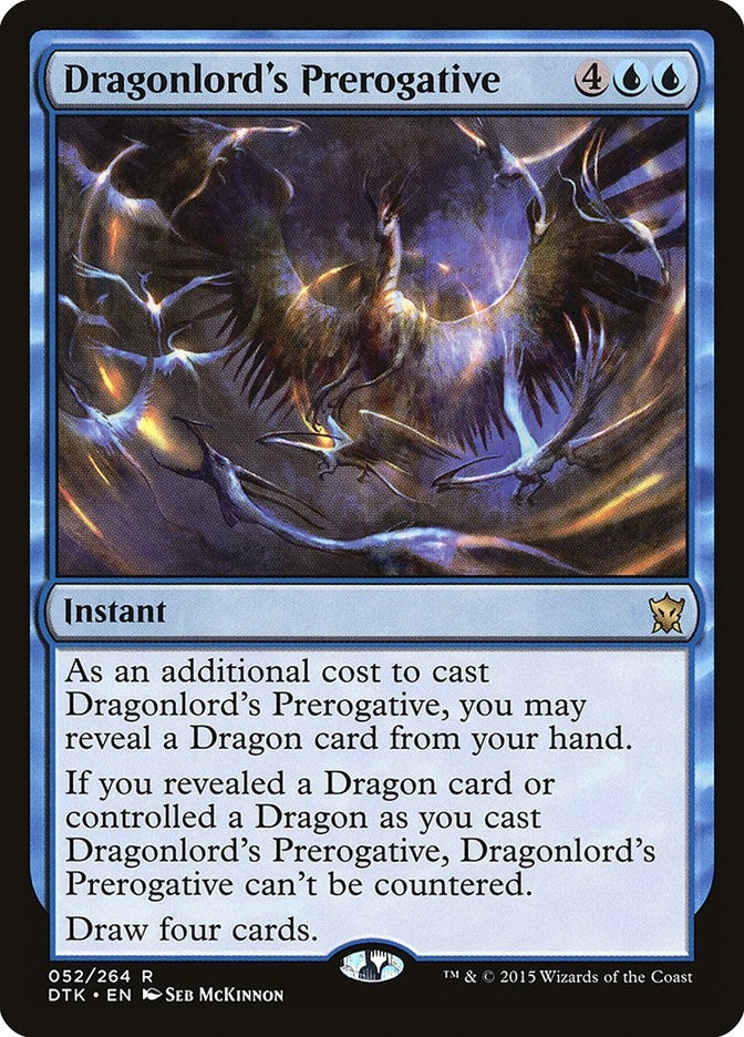 Image for Dragonlord's Prerogative (52) [Dragons of Tarkir]