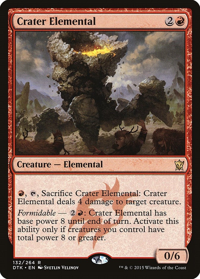 Image for Crater Elemental (132) [Dragons of Tarkir]