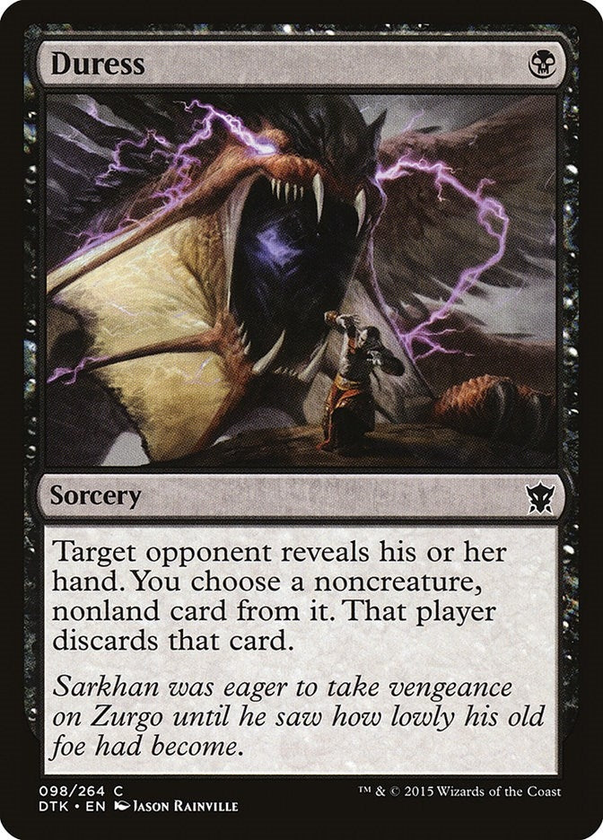Image for Duress (98) [Dragons of Tarkir]