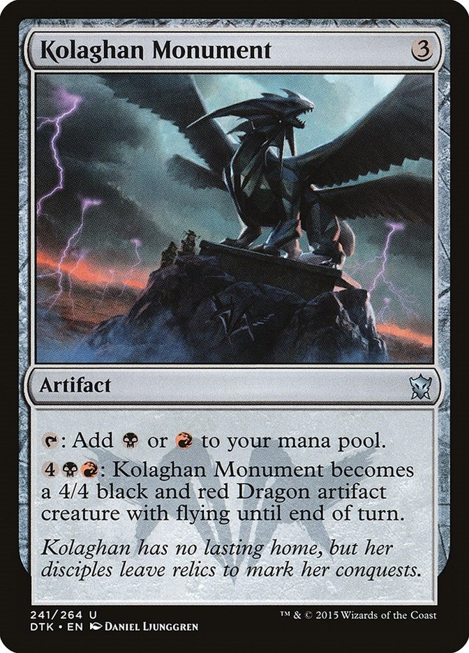Image for Kolaghan Monument (241) [Dragons of Tarkir]