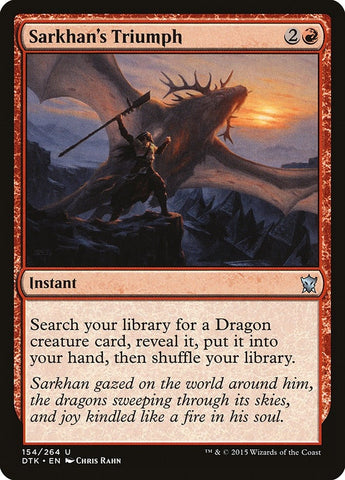 Image for Sarkhan's Triumph (154) [Dragons of Tarkir]