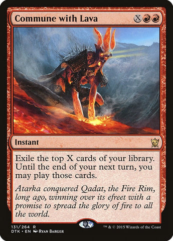 Image for Commune with Lava (131) [Dragons of Tarkir]