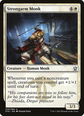 Image for Strongarm Monk (39) [Dragons of Tarkir]