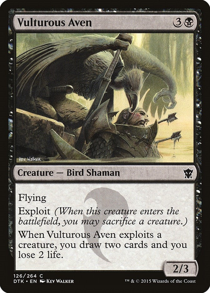 Image for Vulturous Aven (126) [Dragons of Tarkir]