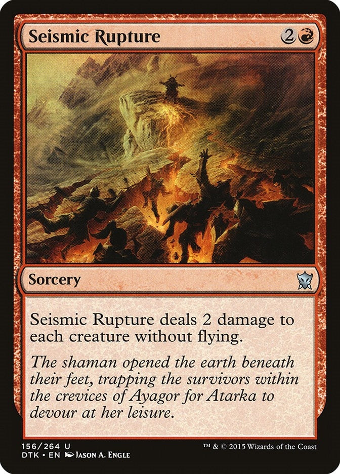 Image for Seismic Rupture (156) [Dragons of Tarkir]