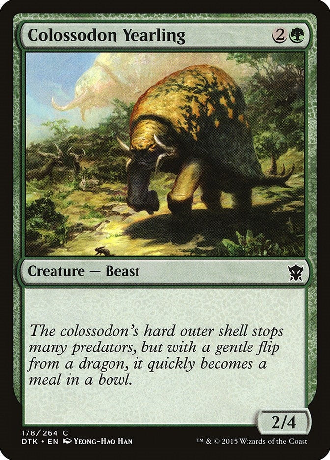 Image for Colossodon Yearling (178) [Dragons of Tarkir]