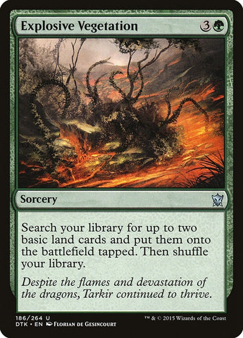 Image for Explosive Vegetation (186) [Dragons of Tarkir]