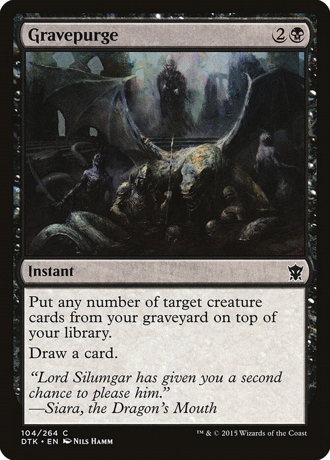 Image for Gravepurge (104) [Dragons of Tarkir]
