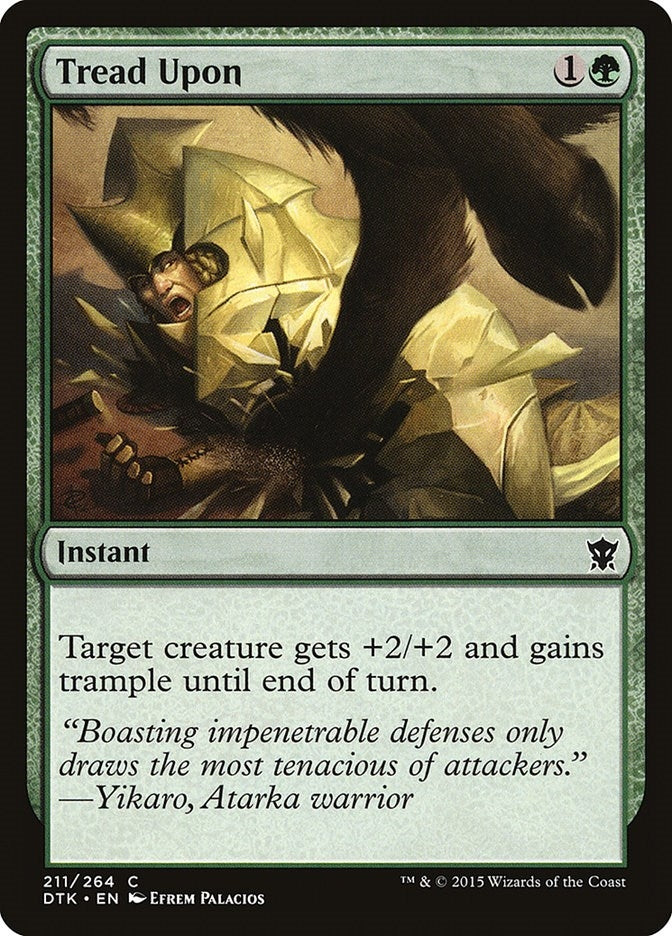 Image for Tread Upon (211) [Dragons of Tarkir]