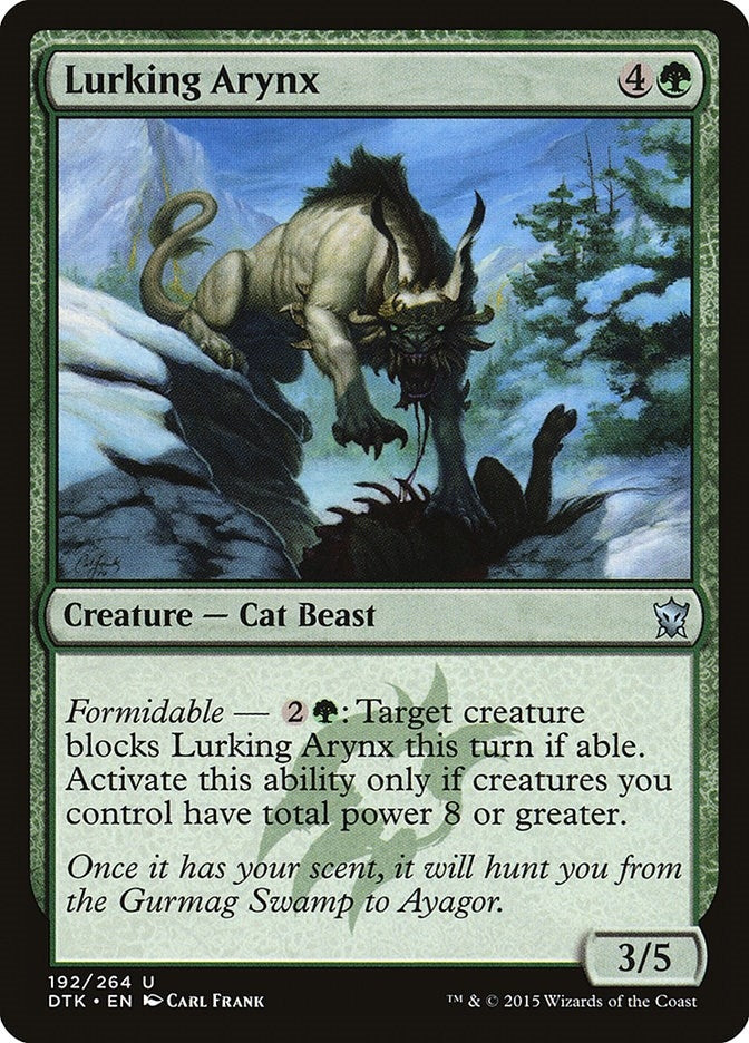Image for Lurking Arynx (192) [Dragons of Tarkir]