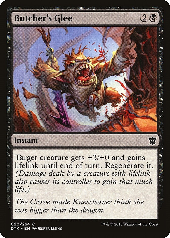 Image for Butcher's Glee (90) [Dragons of Tarkir]