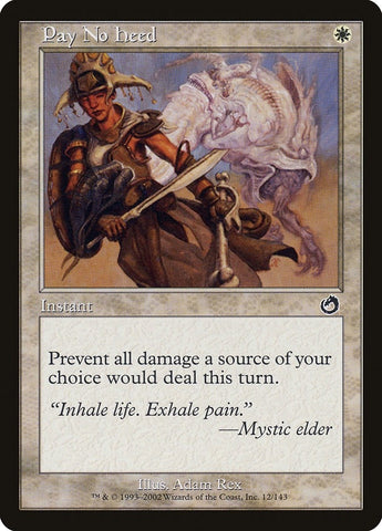 Image for Pay No Heed (12) [Torment]