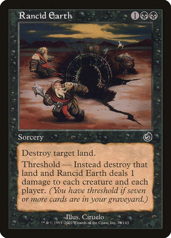 Image for Rancid Earth (78) - Magic: The Gathering