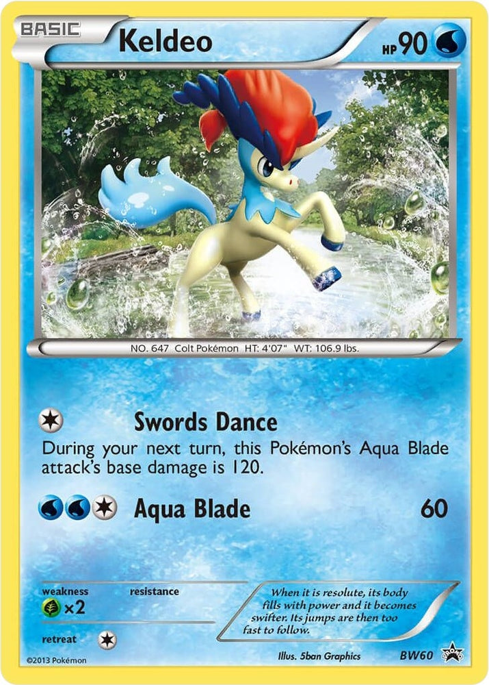 Image for Keldeo (BW60) [Black and White Promos]