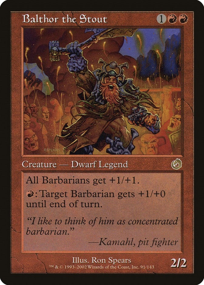 Image for Balthor the Stout (91) [Torment]