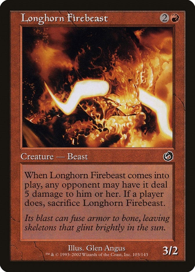 Image for Longhorn Firebeast (103) [Torment]