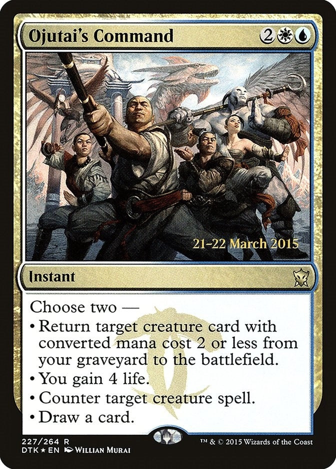 Image for Ojutai's Command (227) [Prerelease Cards]