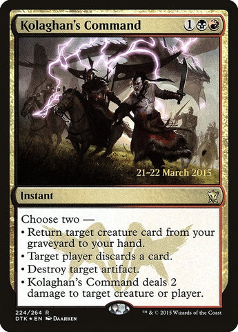 Image for Kolaghan's Command (224) [Prerelease Cards]