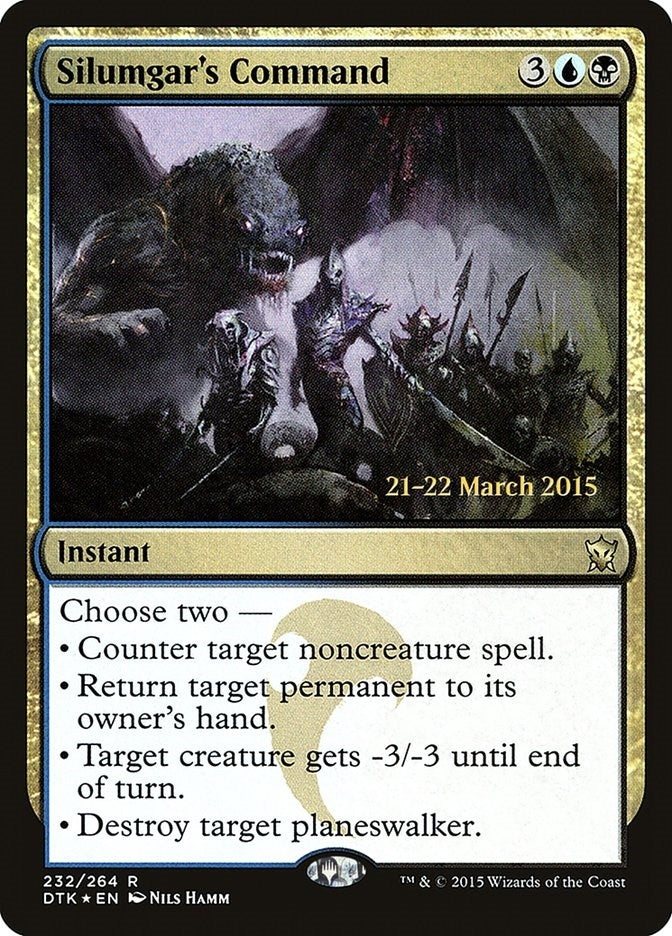 Image for Silumgar's Command (232) [Prerelease Cards]