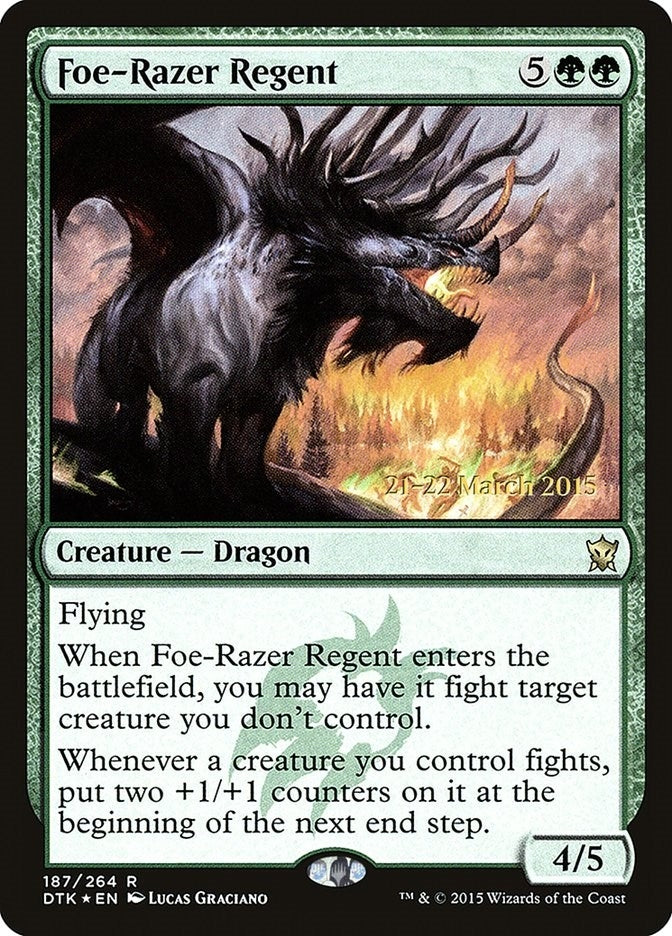 Image for Foe-Razer Regent (187) [Prerelease Cards]